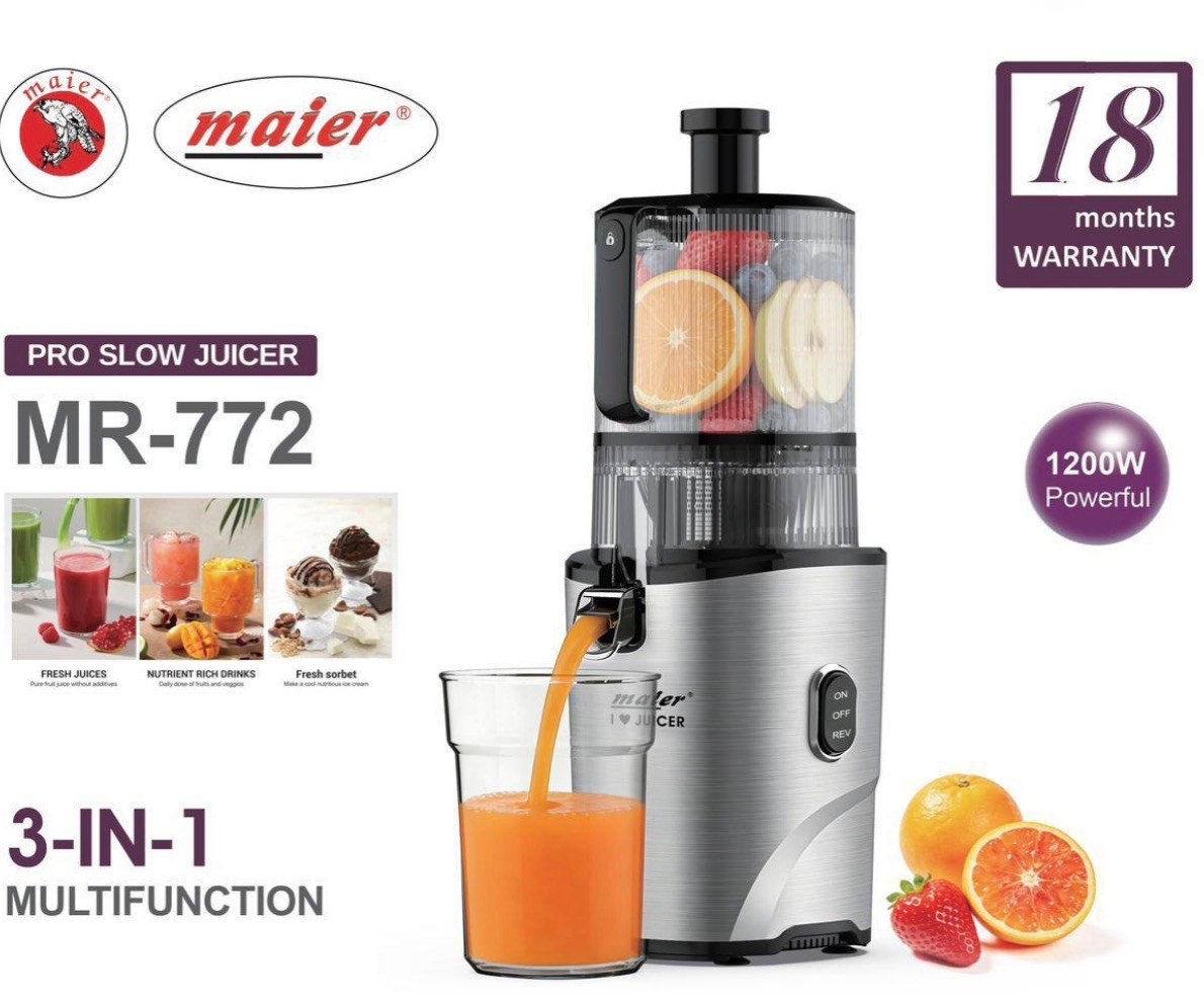 آبمیوه‌گیری حرفه‌ای مایر مدل MR-772