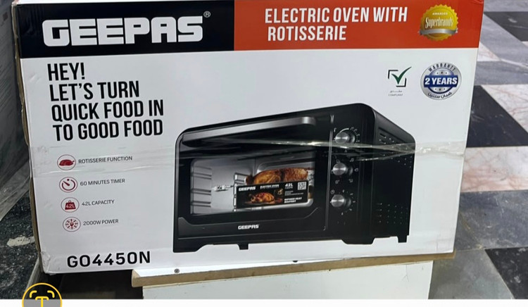 اون توستر 42 لیتر برند جیپاس کد 4450