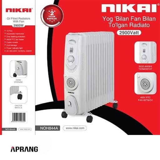 شوفاژ برقی نیکای کد844A